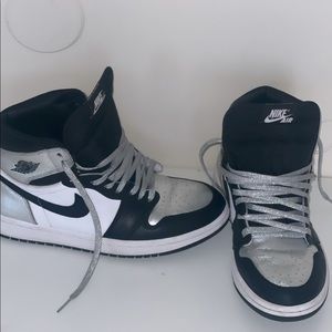 Nike Jordan 1 silver & black